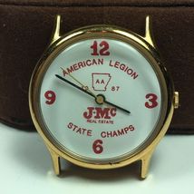 Vintage Timex Quartz Watch American Legion State Champs 1987 Gold Tone - $30.18 CAD