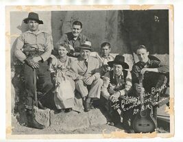 Beverly Hill Billies Musical Group Photo 1930's KPNC Los Angeles  - $11.88