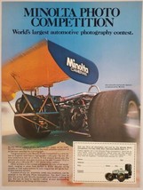 1973 Print Ad Minolta Cameras Official Parnelli Jones Racing Team - $18.79