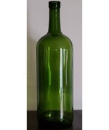 Empty Wine Bottle without Label ~ Rustic ~ Dark Green Bottle ~ Crafts an... - $26.18
