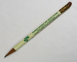Red Crown Gasoline Advertising Pencil Vintage 1950s Christmas Holiday Design - £15.79 GBP