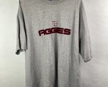 Gildan Mens 2XL Gray T-Shirt Fuzzy Textured Aggies Logo Texas A&amp;M NFL Fo... - £12.78 GBP