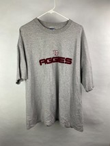 Gildan Mens 2XL Gray T-Shirt Fuzzy Textured Aggies Logo Texas A&amp;M NFL Fo... - £12.72 GBP