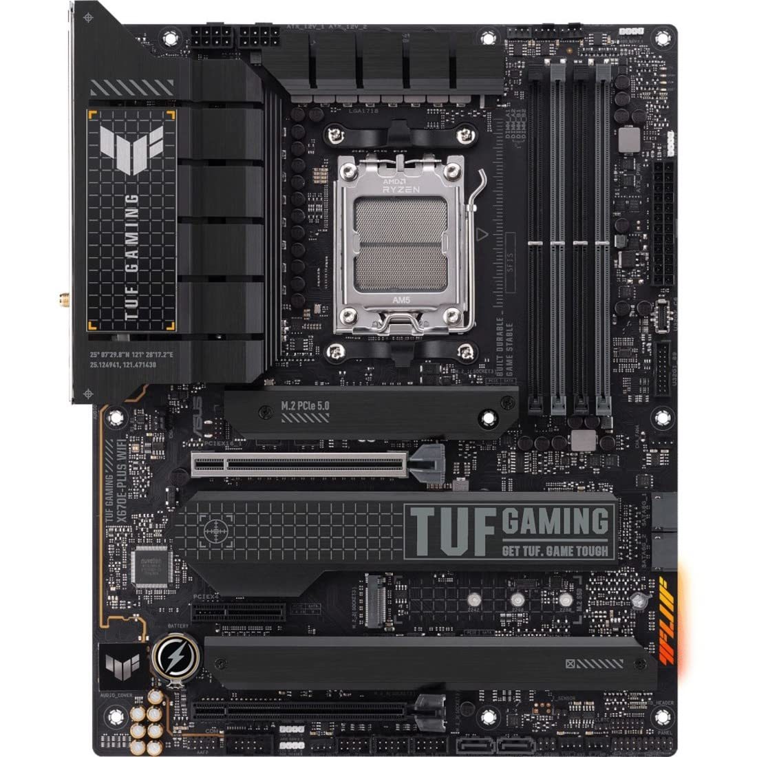ASUS TUF Gaming X670E-PLUS WiFi 6E Socket AM5 (LGA 1718) Ryzen 7000 ATX ... - $340.37