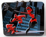 Disney Pixar INCREDIBLES 2 Metal Lunch Box Embossed Lid New - $17.81