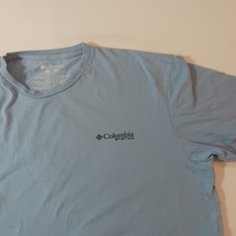 Columbia PFG Men's 2XL Short Sleeve Blue Cotton Fishing Graphic T-Shirt image 4