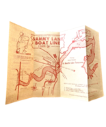 Lake Taneycomo Map Brochure Fish the Sammy Lane Fishing Service Missouri... - $1,047.51 MXN