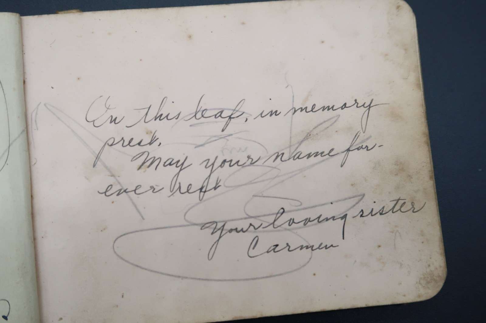 Antique Autograph Booklet Montreal Canada Souvenir Unknown Signatures Unusual Item image 11