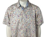 Daniel Cremieux Colorful Mens Button Down Short Sleeve Shirt Size XL Cas... - $25.88