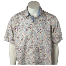 Daniel Cremieux Colorful Mens Button Down Short Sleeve Shirt Size XL Casual Look - £20.26 GBP