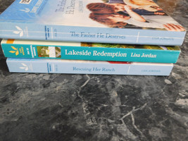 Love Inspired Lisa Jordan lot of 3 Christian romance Paperbacks - $5.99