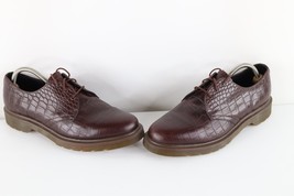 Vintage Dr Martens Mens 10 Alligator Leather Oxford Platform Shoes Oxblo... - $3,752.05 MXN