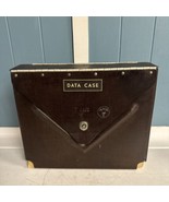 Vintage Rare DATA CASE Metal Case Brown With Varidex Remington Rand Files - £38.94 GBP
