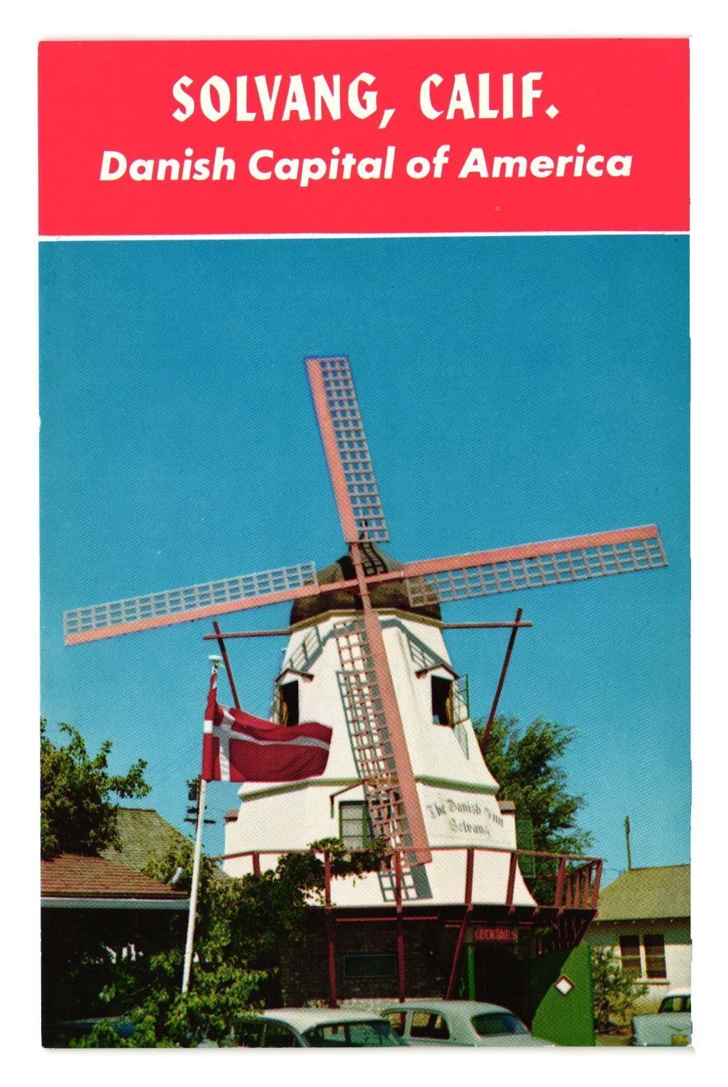 Primary image for Vintage Postcard Solvang California Windmill Danish Village Tourist Attraction