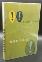 Wilson Tucker WILD TALENT Vintage Science Fiction Book Club Edition 1954 Nice dj - £10.78 GBP