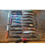 Lot Of 25 Tactical Style Knives New and Used - $250.24 CAD