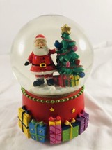 Santa Claus Musical Water Globe Snow &quot;We Wish You a Merry Christmas&quot;  - £23.33 GBP