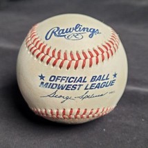 Rawlings Official Minor League Midwest League Game Used Ball Dayton Dragons - £17.20 GBP