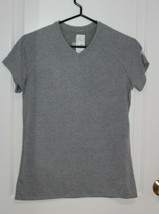 Adidas Climalite Women&#39;s Athletic T Shirt Light Gray Size Adult Small  - $24.74