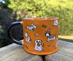 Eli + Ana Handmade Ceramic Embossed  Puppy Dogs Costumes Halloween Mug C... - £14.38 GBP