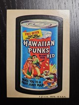 Topps Wacky Packages 3rd Series 1973 Hawaiian Punks Vintage Die Cut Sticker - $20.33 CAD