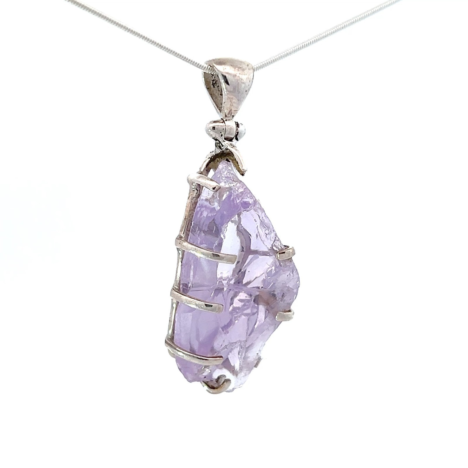 Starborn Moon Amethyst Crystal Pendant Necklace (22") Item image 2