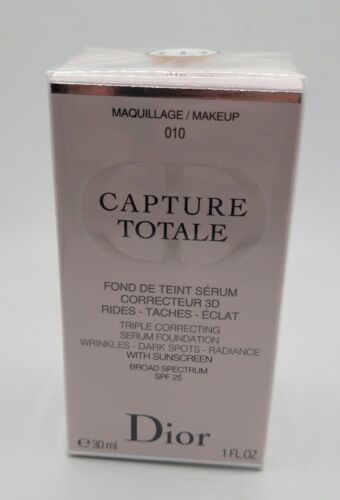 Primary image for Dior Capture Totale 010 Triple Correcting Serum Foundation Wrinkles NEW SEALED
