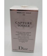 Dior Capture Totale 010 Triple Correcting Serum Foundation Wrinkles NEW SEALED - £108.42 GBP
