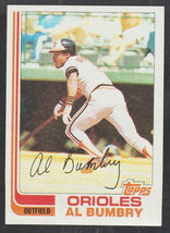 Baltimore Orioles Al Bumbry 1982 Topps Baseball Card 265 nr mt - £0.39 GBP