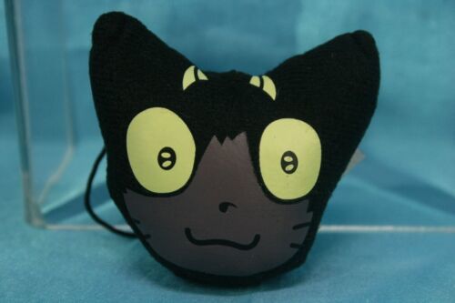 Shueisha Bandai Blue Exorcist Capsule Goods Cleaner Plush Strap Black Cat Head - £27.45 GBP