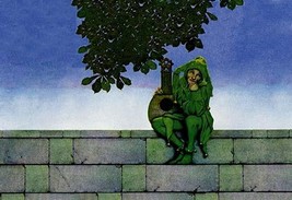 The Green Jester by Maxfield Parrish - Art Print - £17.29 GBP+
