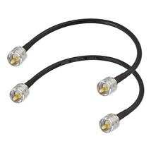 Rg8X Jumper Cable Pl259 To Pl259 Cable (1Ft 2-Pack Pl-259 Jumpers) For Cb Antenn - £22.02 GBP