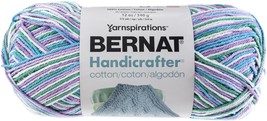 Bernat Handicrafter Cotton Yarn 340g - Ombres-Beach Ball Blue - £18.09 GBP