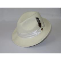 Mens Bruno Capelo Hat Australian Wool Soft Crushable Fedora Giovani Un132 Ivory image 5