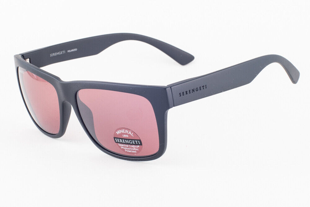 Serengeti POSITANO Matte Black / Sedona Polarized Sunglasses 8983 56mm - £140.86 GBP