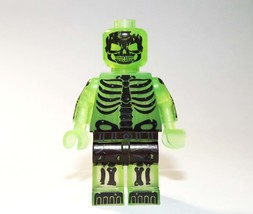 Green Ghoul Skeleton Zombie Horror Movie Building Minifigure Bricks US - £6.68 GBP