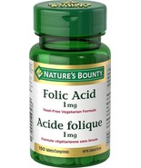 Nature&#39;s Bounty Folic Acid, 150 Tablets    EXP MR/2026 - £10.09 GBP