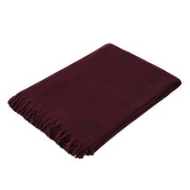 100% Woolen Meditation Shawl Blanket Wrap Oversize Scarf Stole Wool Throw Indian - £31.84 GBP