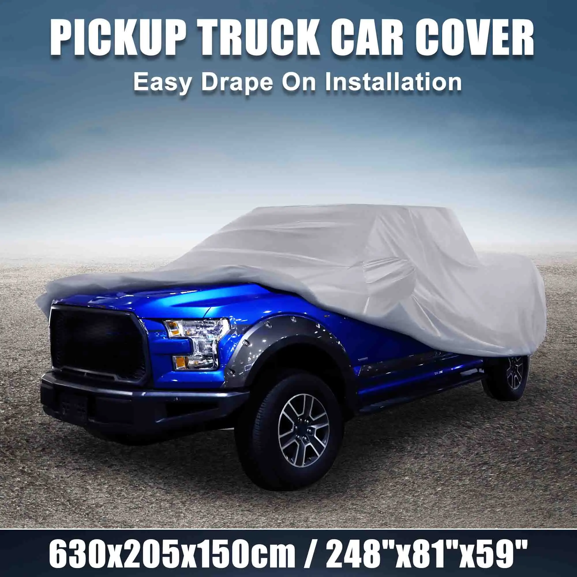 X Autohaux Pickup Truck Cover for Toyota Tacoma Double Cab 4 Door 6.1 Feet Bed - £87.99 GBP+