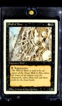 1994 MTG Magic The Gathering Revised Wall of Bone Uncommon Vintage Card WOTC NM - £2.00 GBP