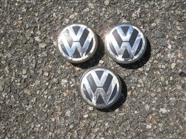 Genuine Volkswagen Golf Jetta alloy wheel center caps hubcaps 3B7601171 - $18.50