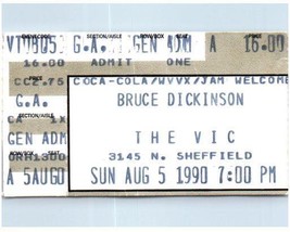 Vintage Bruce Dickinson Ticket Stub August 5 1999 Chicago Illinois - £19.46 GBP
