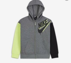 Size 4 Boys Nike FULL-ZIP HOODIE IN GREY BNWTS $48.00 - $25.00