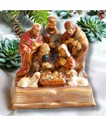 ONE PICE NATIVITY Scene Ceramic Figure Baby Jesus, Holy Mother, Joseph - €7,46 EUR