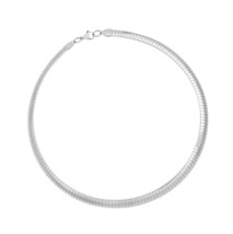 Stainless Steel Italian Omega Chain Necklace - £55.89 GBP