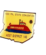 Lions Club 1988 PA State Convention Host District 14G Pin NWT - $5.94