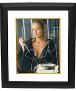Sharon Stone signed Basic Instinct 2 11x14 Photo Custom Framed Holding I... - £175.86 GBP