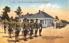Guard at Guard House US Army Base Presidio Monterey California 1910c postcard - £5.95 GBP