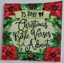 25 Days of Christmas Bible Verses for Advent Book Christian Devotional Journal - £8.05 GBP