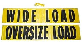 Oversize Load/Wide Load Sign Reversible Banner 84&quot; x 18&quot; - £17.65 GBP
